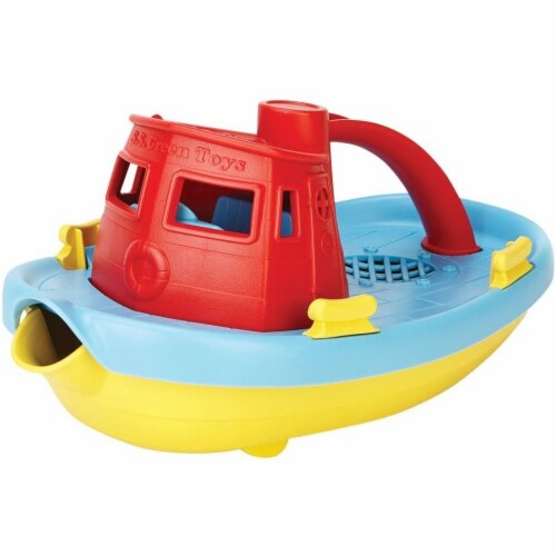 Green Toys Tug Boat - Red Perspective: front