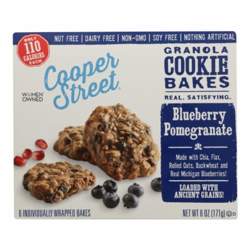 Cooper Street - Granola Bake Blebry Pomgt - Case of 6 - 6 oz. Perspective: front