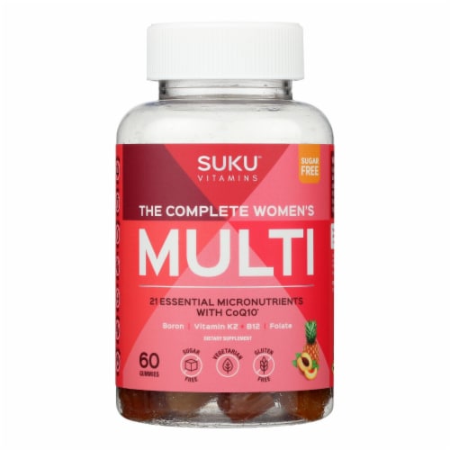 Suku Vitamins - Gummy Complete Wmns Multi - 1 Each -60 Count Perspective: front
