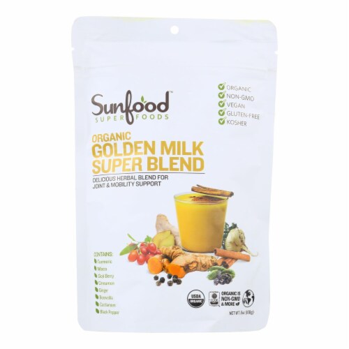 Sunfood - Super Blend Golden Milk - 1 Each -6 oz. Perspective: front