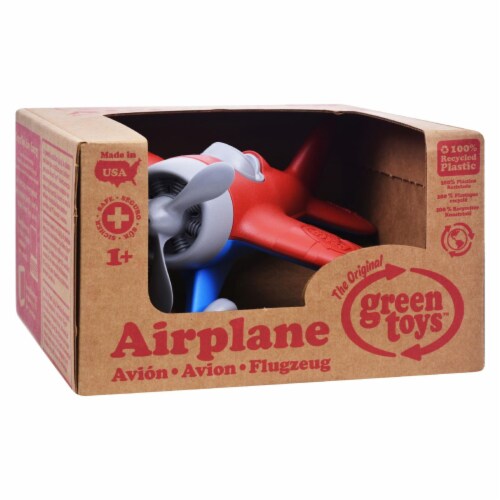 Green Toys Airplane - Red Perspective: front