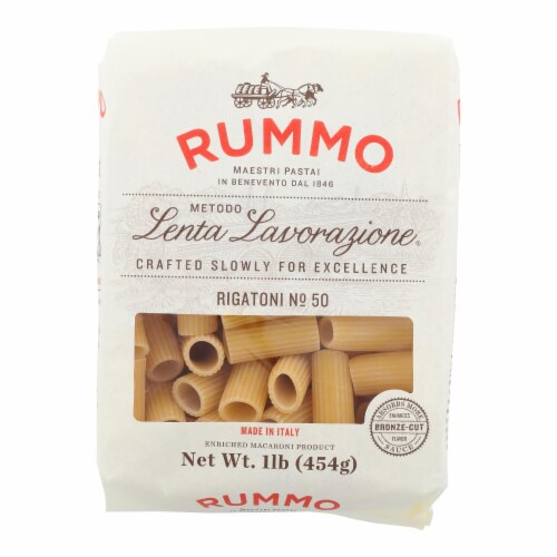 Rummo - Pasta Rigatoni - Case of 12-16 oz. Perspective: front