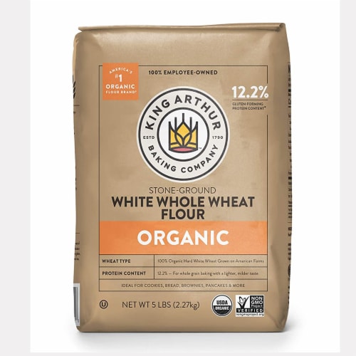Heartland Mill 100% Organic Whole Wheat Flour - Single Bulk Item - 50LB Perspective: front