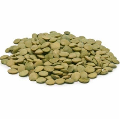 Bulk Peas and Beans Organic Lentils Green - Single Bulk Item - 25LB Perspective: front