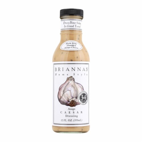 Brianna's - Salad Dressing - Asiago Caesar - Case of 6 - 12 Fl oz. Perspective: front