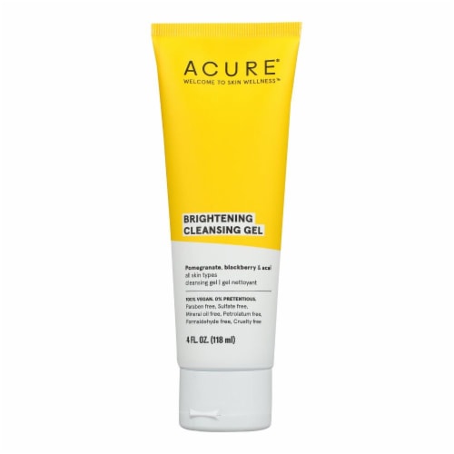 Acure - Facial Cleansing Gel - Superfruit and Chlorella - 4 FL oz. Perspective: front