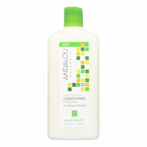 Andalou Naturals Silky Smooth Conditioner -Exotic Marula Oil - 11.5 fl oz Perspective: front