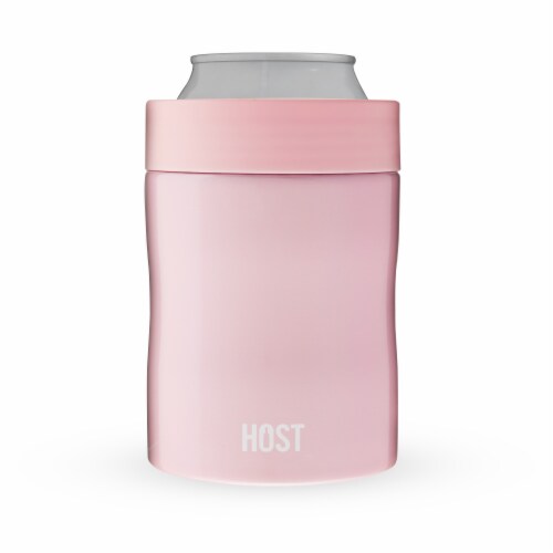 Stay-Chill Standard Can Cooler in Peony Pink by HOSTÂ® Perspective: front