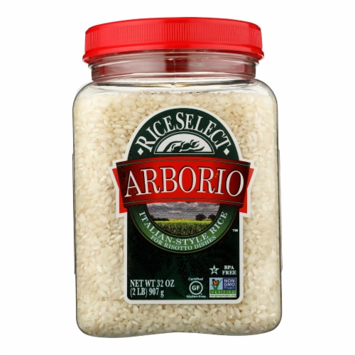 Rice Select Arborio Rice - Risotto - Case of 4 - 32 oz. Perspective: front