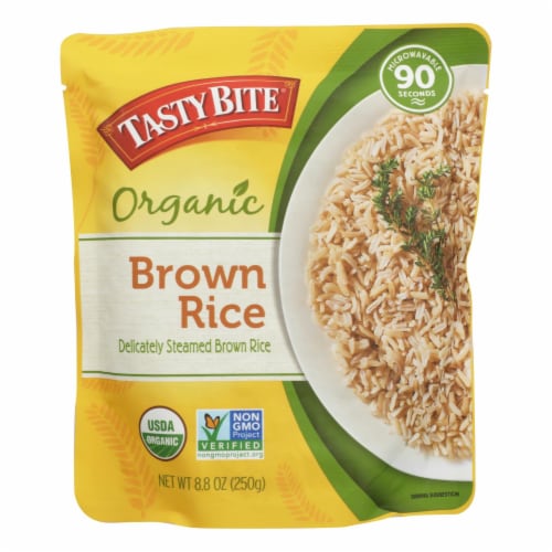 Tasty Bite - Rice Brown - Case of 12 - 8.8 oz. Perspective: front