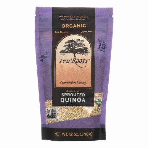Truroots Organic Trio Quinoa - Accents Sprouted - Case of 6 - 12 oz. Perspective: front
