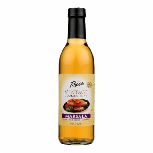 Reese Marsala Cooking Wine - Case of 6 - 12.7 Fl oz. Perspective: front