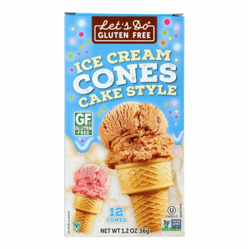 Let's Do Ice Cream Cones - Simple - Case of 12 - 1.2 oz. Perspective: front