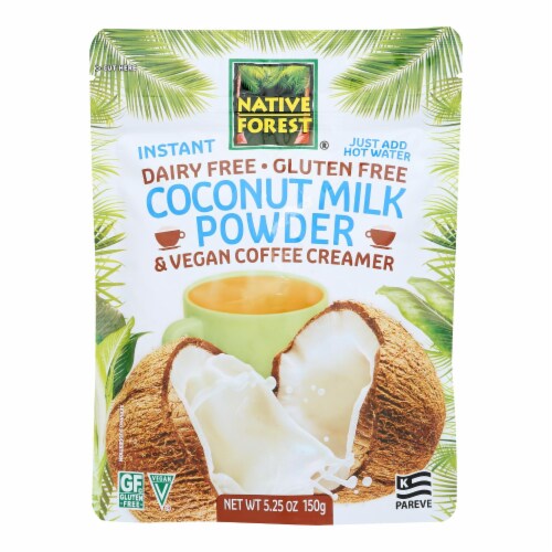 Native Forest Vegan Milk Powder - Coconut - Case of 6 - 5.25 oz. Perspective: front