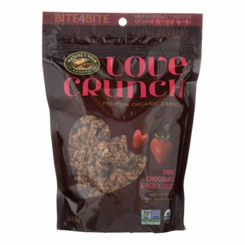 Nature's Path Love Crunch - Ark Chocolate and Red Berries - Case of 6 - 11.5 oz. Perspective: front