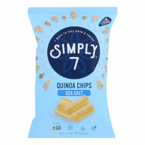 Simply 7 Sea Salt Quinoa Chips Perspective: front