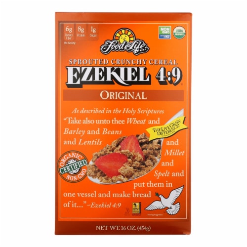 Baking Co. Cereal - Organic - Ezekiel 4-9 - Sprouted Whole Grain - Original Perspective: front