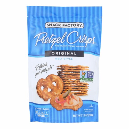 Snack Factory Original Pretzel Crisps Perspective: front