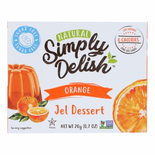 Simply Delish Natural Jel Dessert Orange Case Of 6 16 Oz 6