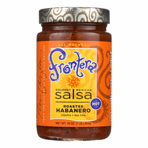 Frontera Foods Habanero Lime Salsa - Salsa - Case of 6 - 16 oz. Perspective: front