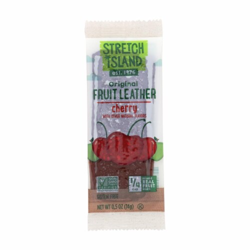 Stretch Island Fruit Leather Strip - Orchard Cherry - .5 oz - Case of 30 Perspective: front