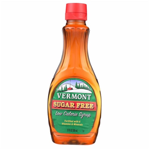 Maple Grove Farms - Vermont Sugar Free Low Calorie Syrup - Case of 12 - 12 Fl oz. Perspective: front