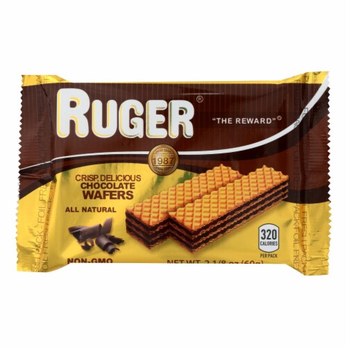 Ruger - Wafer Chocolate - Case of 12 - 2.125 oz. Perspective: front