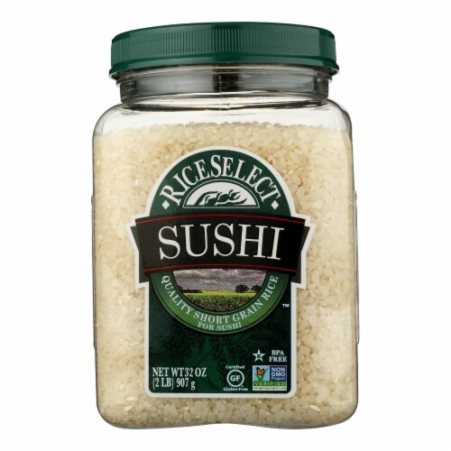 Rice Select Sushi Rice - Case of 4 - 32 oz. Perspective: front