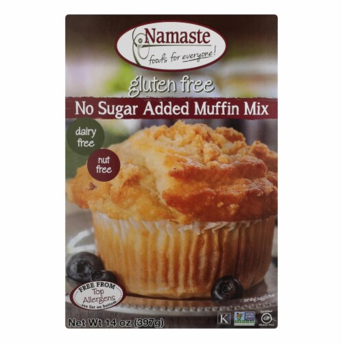 Namaste Foods Gluten Free Sugar Free Muffin - Mix - Case of 6 - 14 oz. Perspective: front