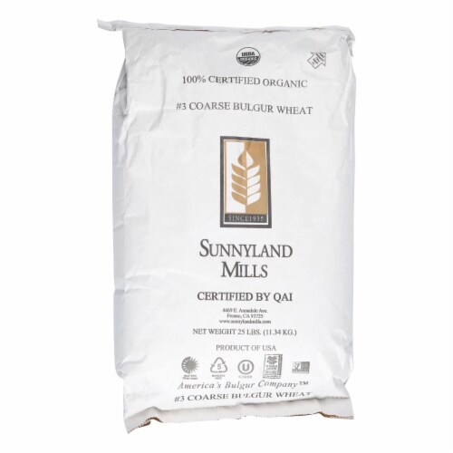 Bulk Grains Bulgur Organic Coarse Ground - Single Bulk Item - 25LB Perspective: front