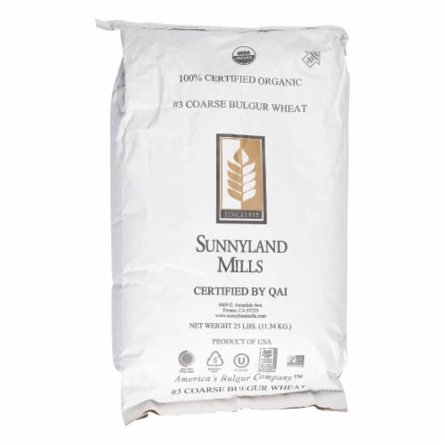 Bulk Grains Bulgur Organic Coarse Ground - Single Bulk Item - 25LB Perspective: front
