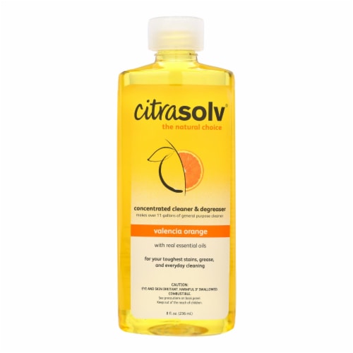 CitraSolv Natural Cleaner and Degreaser Valencia Orange - 8 fl oz. Perspective: front
