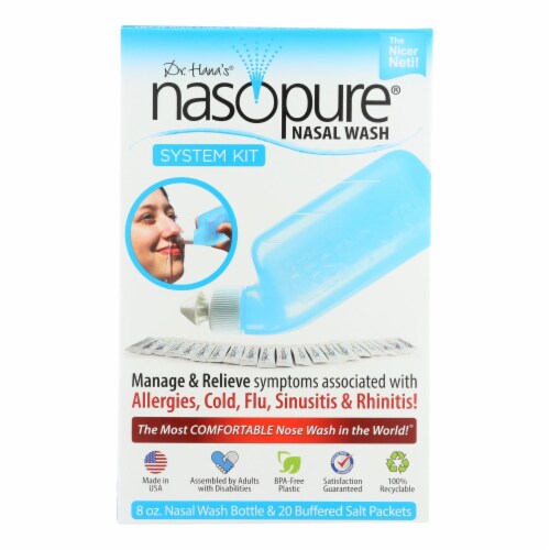 Dr. Hana'S Nasopure Nasal Wash System Kit - 8 Oz., 1 Pack/8 Ounce ...