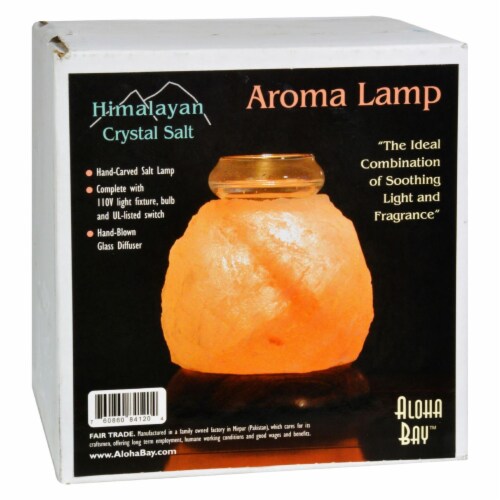 Himalayan Salt Crystal Lamp 5 - 1 Lamp Perspective: front