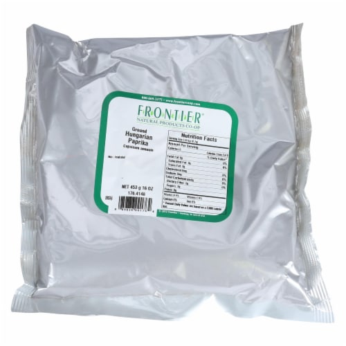 Frontier Herb Paprika Powder Hungarian Ground - Single Bulk Item - 1LB Perspective: front