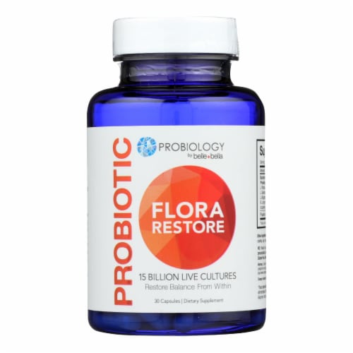 Belle And Bella Ultra 10 Probiotic - Maximum Strength - 30 Capsules Perspective: front