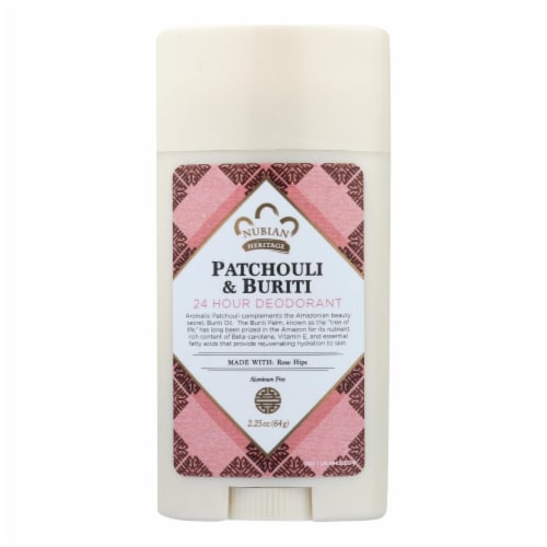 Nubian Heritage Patchouli and Buriti - Deodorant - 2.25 oz. Perspective: front