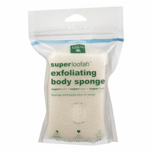 Earth Therapeutics Loofah - Super - Exfoliating - Body Sponge - 1 Count Perspective: front