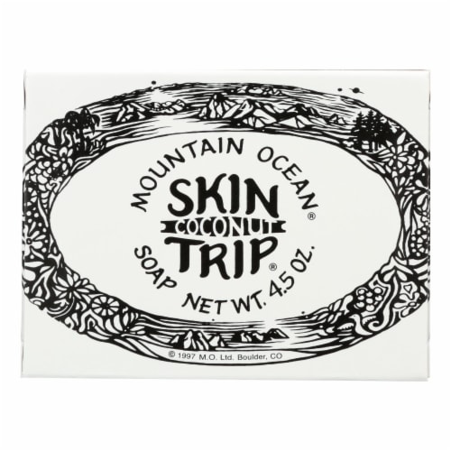 Mountain Ocean - Skin Trip Soap - Coconut - 4.5 oz. Perspective: front