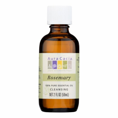 Aura Cacia - 100% Pure Essential Oil Rosemary Cleansing - 2 oz Perspective: front