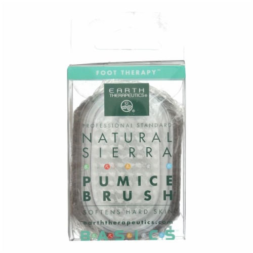Earth Therapeutics Natural Sierra Pumice Brush - 1 Brush Perspective: front