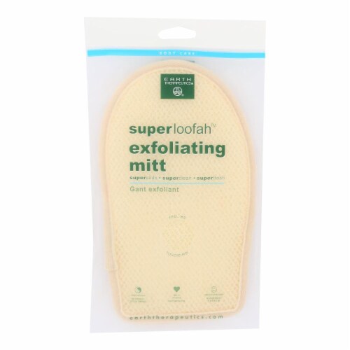 Earth Therapeutics Loofah - Super - Exfoliating - Bath Mitt - 1 Count Perspective: front