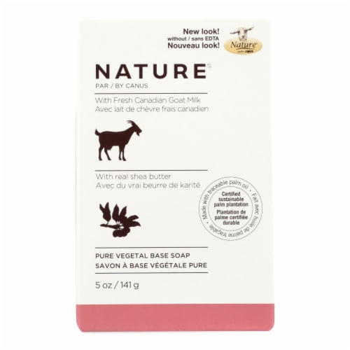 Nature By Canus Bar Soap - Nature - Shea Butter - 5 oz. Perspective: front