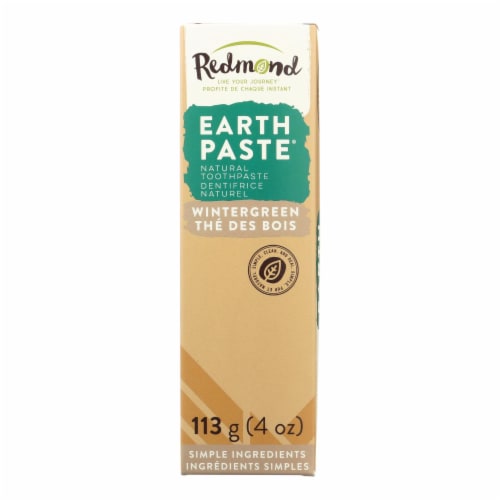 Redmond Trading Company Earthpaste Natural Toothpaste Wintergreen - 4 oz. Perspective: front