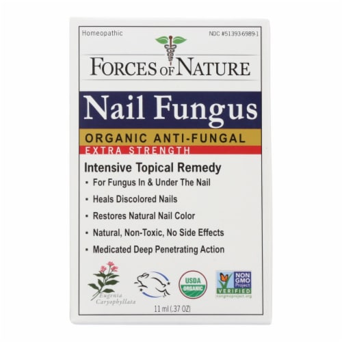 Forces of Nature - Organic Nail Fungus Control - Extra Strength - 11 ml Perspective: front