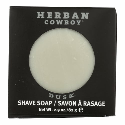 Herban Cowboy Natural Grooming Shaving Soap Dusk - 2.9 oz. Perspective: front