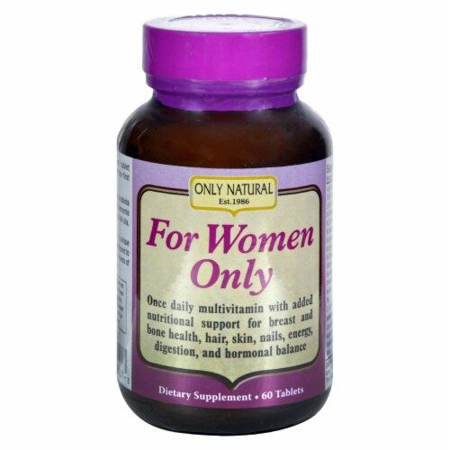 Only Natural For Women - 60 Tablets Perspective: front