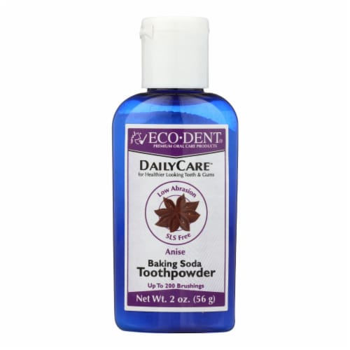 Eco-Dent Toothpowder Daily Care - Anise - 2 oz. Perspective: front
