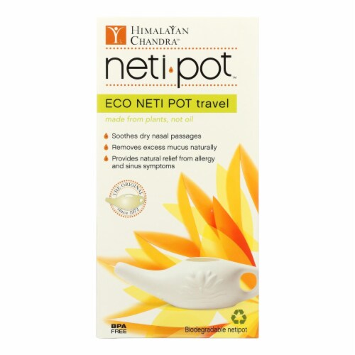Himalayan Institute Neti-Wash Eco Neti Pot Nonbreakable - 1 Pot Perspective: front
