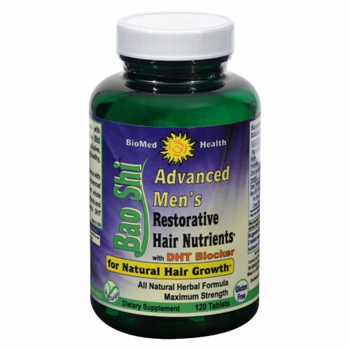 Biomed Health Advanced Bao Shi Men's Hair Supplement - 120 Tablets, 1  Pack/120 Capsules - Kroger